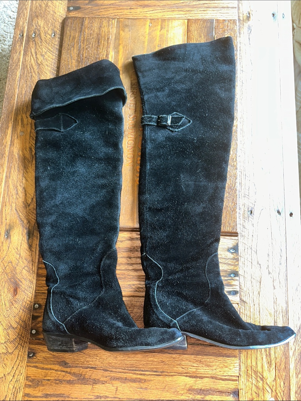 Suede Over-the-Knee Boots
